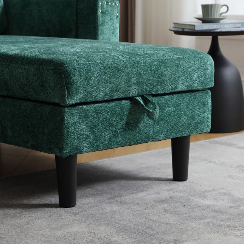 UNITED Sectional Sofa Reversible Sectional Sleeper Sectional Sofa with Storage Chaise-海智集-Default-
