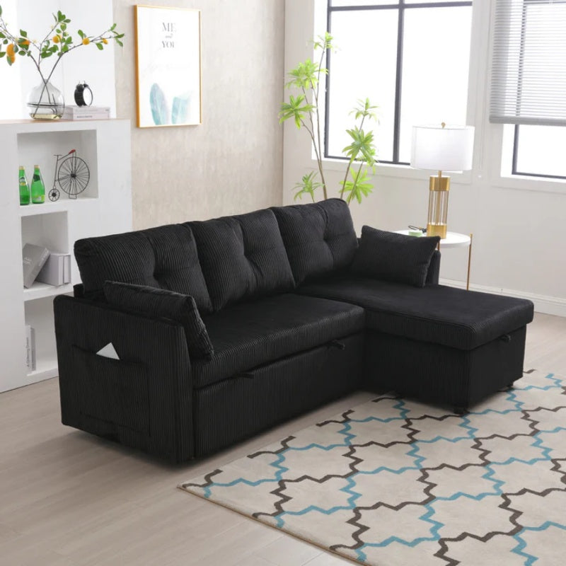 UNITED WE WIN-Furniture, modular L-shaped sofa, modular long sofa with reversible chaise lounge, Sofa bed, Sleeper sofa, modular sofa combination with storage seats.-海智集-Default-