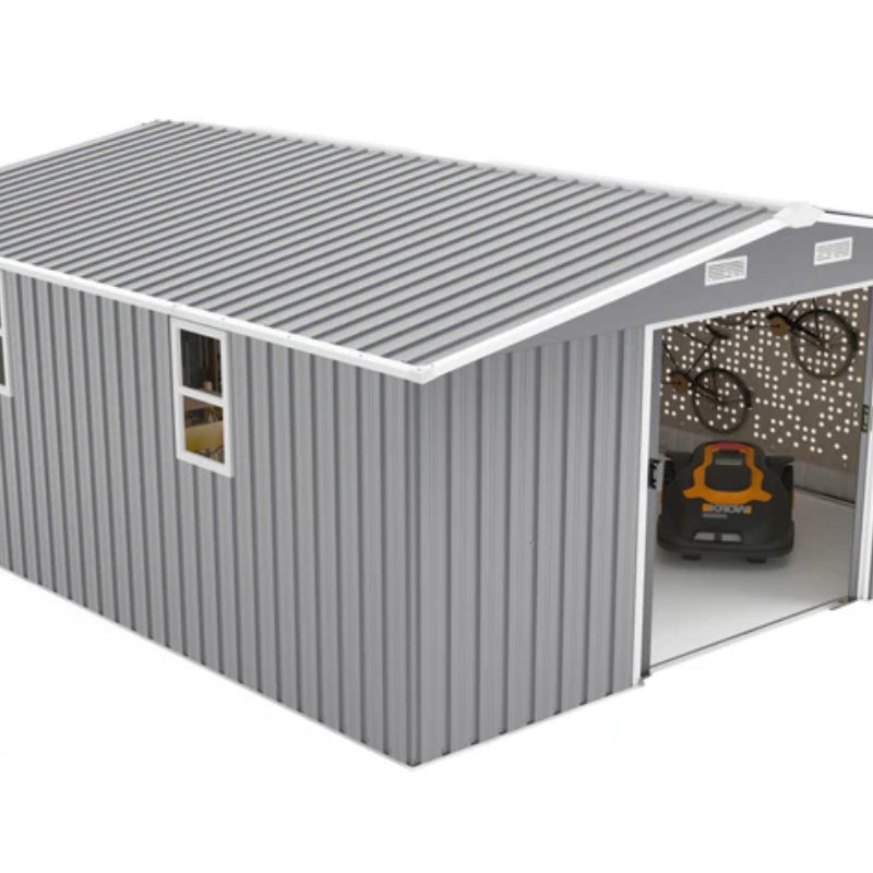 Campcraft 0.25mm color steel plate, surface protective film, Two daylight Windows, A practical and thoughtful gift,two colors can be freely selected storage sheds-海智集-Default-
