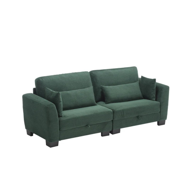 UNITED Modular Sectional Sofa L Shaped Modular Couch with Reversible Chaise Modular Sofa Sectional Couch with Storage Seats-海智集-Default-