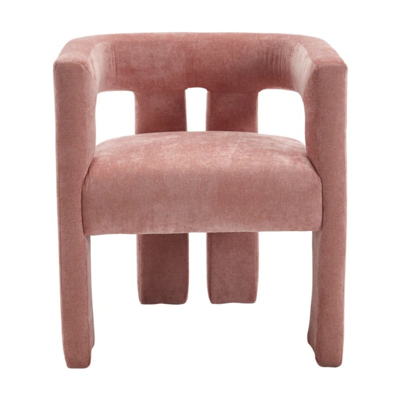 Campcraft Contemporary Designed Fabric Upholstered Accent/Dining Chair /Barrel Side Chairs Kitchen Armchair for Living Room 2PC/SET-海智集-Default-