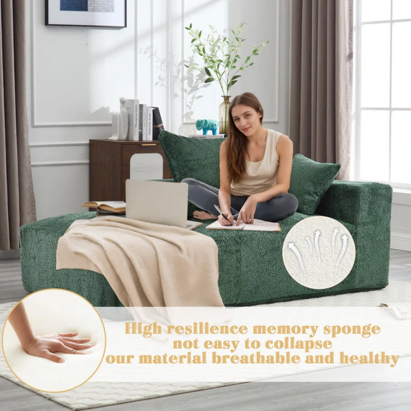 UNITED WE WIN Exquisite fabric technology, intimate two-person design, lazy leisure sitting, free combination of flexible and changeable, a wide range of scene applicability of the sofa-海智集-Default-