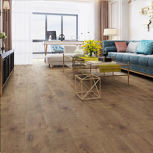 Wood-plastic composite flooring WPC-B376: The foamed core material is quiet and comfortable, easy to maintain and remains as good as new for a long time-海智集-