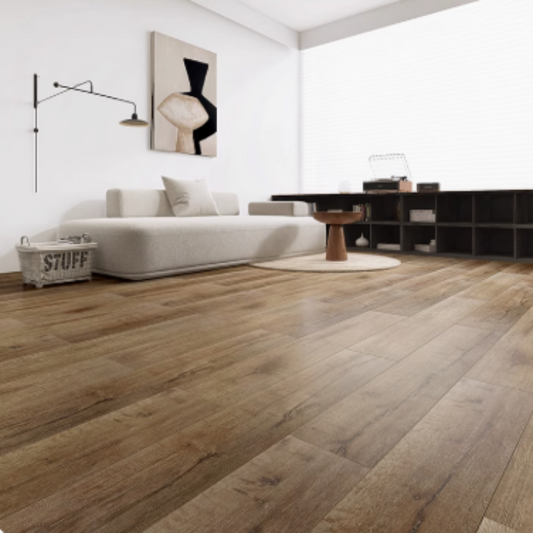 WPC-B382 Wood-plastic composite flooring: As if you were in the natural world of wood and stone, it's relaxing and pleasant!-海智集-