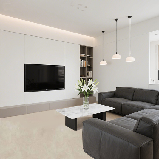 The lightweight foamed core wood-plastic flooring WPC-B396 offers a comfortable foot feel and excellent sound insulation-海智集-