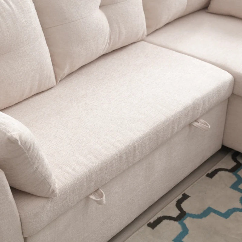 UNITED WE WIN-Furniture, modular L-shaped sofa, modular long sofa with reversible chaise lounge, Sofa bed, Sleeper sofa, modular sofa combination with storage seats.-海智集-Default-