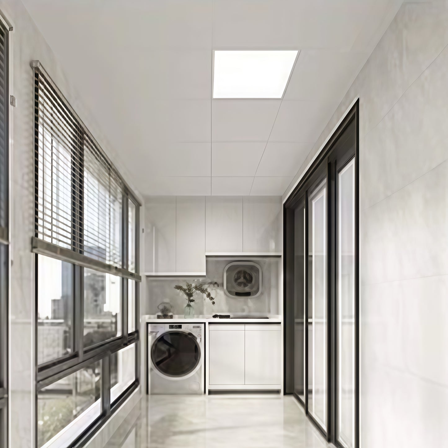IP65 Edge-Lit LED Panel Light - 24W Ultra Bright Clean Room Lighting | 300x600x9mm | Ideal for Hospitals & Food Production Facilities | Wide Application & Hygienic Design-海智集-