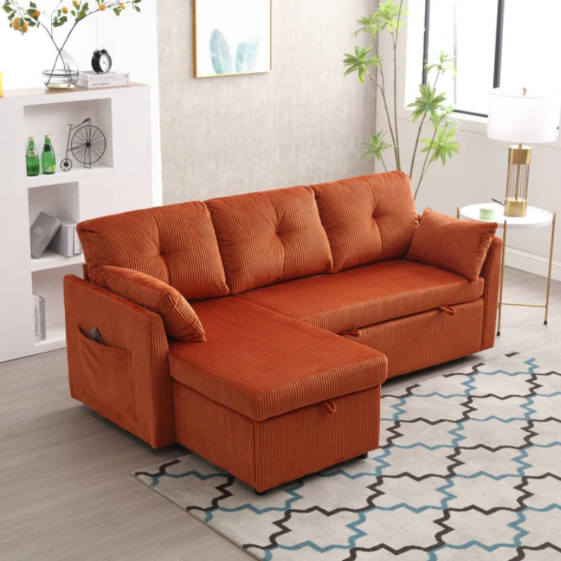 UNITED WE WIN-Furniture, modular L-shaped sofa, modular long sofa with reversible chaise lounge, Sofa bed, Sleeper sofa, modular sofa combination with storage seats.-海智集-Default-