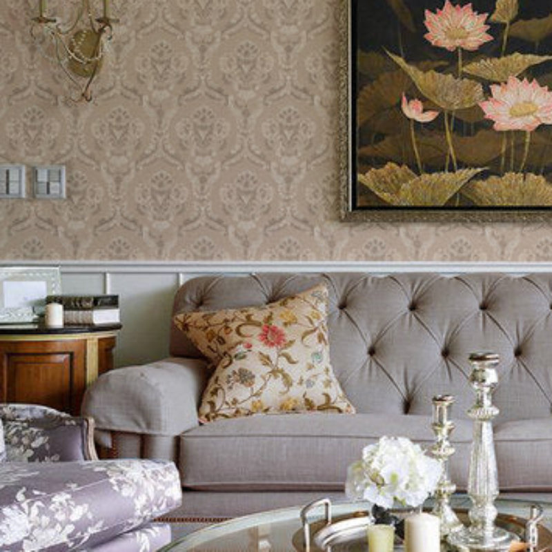 Budapest Wallpaper: Endow the living room with a European romantic style-海智集-