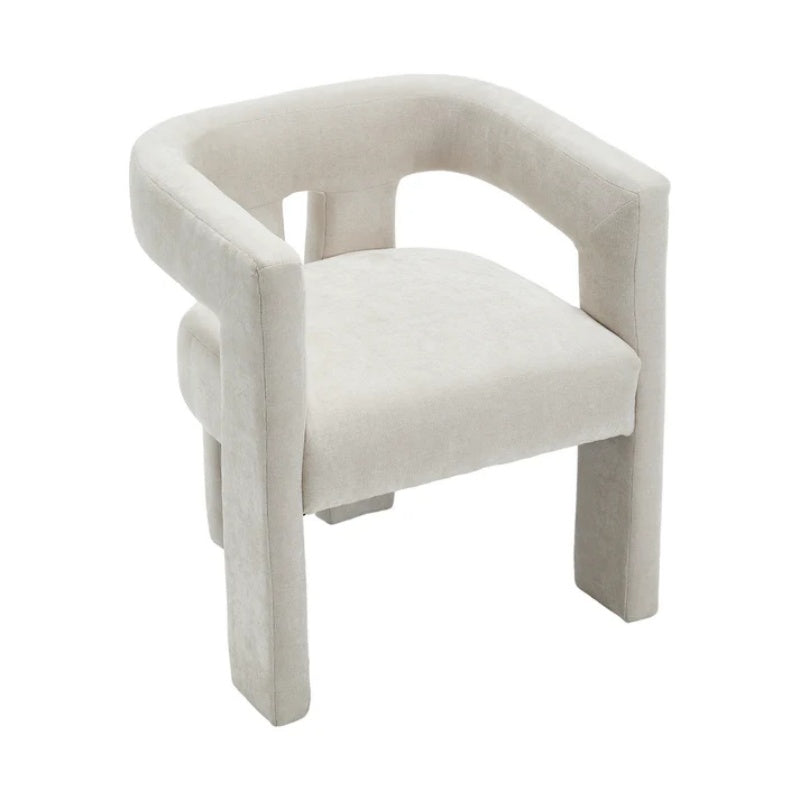 Campcraft Contemporary Designed Fabric Upholstered Accent/Dining Chair /Barrel Side Chairs Kitchen Armchair for Living Room 2PC/SET-海智集-Default-