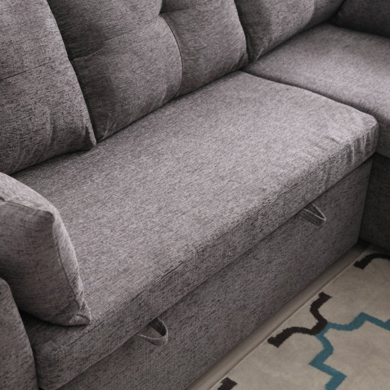 UNITED WE WIN-Furniture, modular L-shaped sofa, modular long sofa with reversible chaise lounge, Sofa bed, Sleeper sofa, modular sofa combination with storage seats.-海智集-Default-
