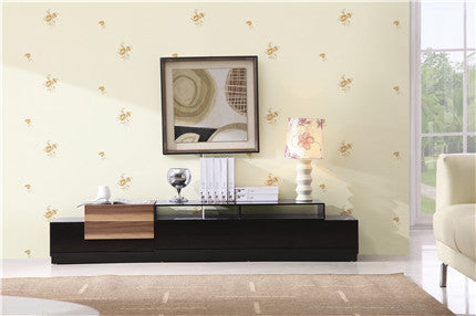 Fu Zhi Yun Wallpaper: A dreamy bedroom created with Lingxiu wall fabric-海智集-