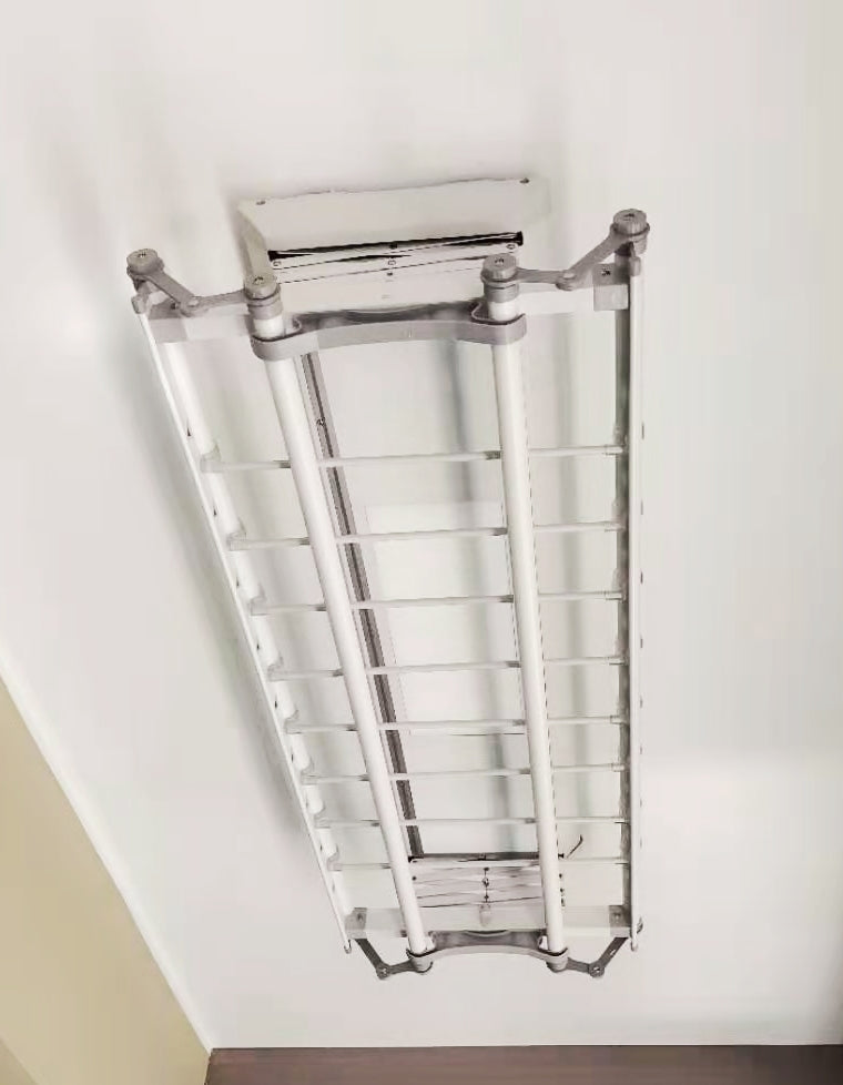 First Generation Balcony Side-Mounted Smart Remote Control Electric Clothes Rack Telescopic Clothes Drying Rack Automatic Lifting Clothes Dryer-海智集-