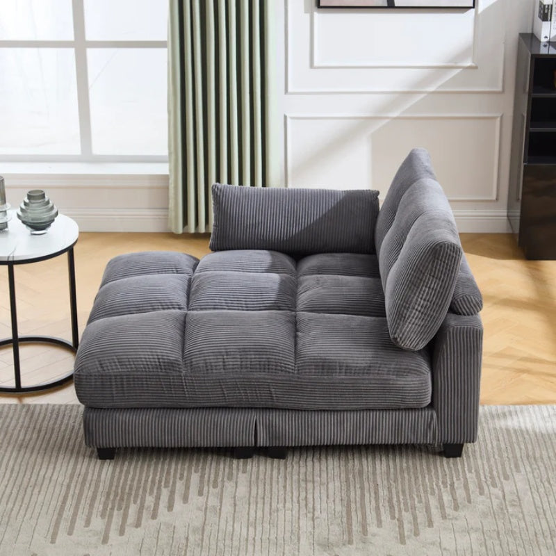 UNITED WE WIN Sleeper Sofa Couch Bed,Oversized Chaise Lounge Chair Cozy Cloud Couch-海智集-Default-