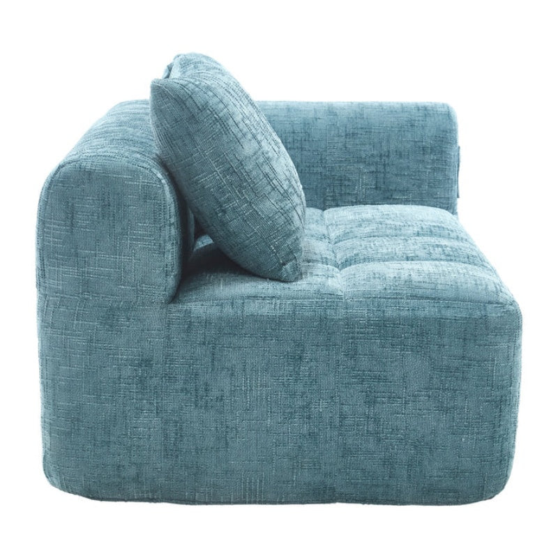 UNITED WE WIN Chenille Loveseat Sofa,Minimalist Modular Couches Sleeper for Living Room Bedroom Apartment Lounge-海智集-Default-