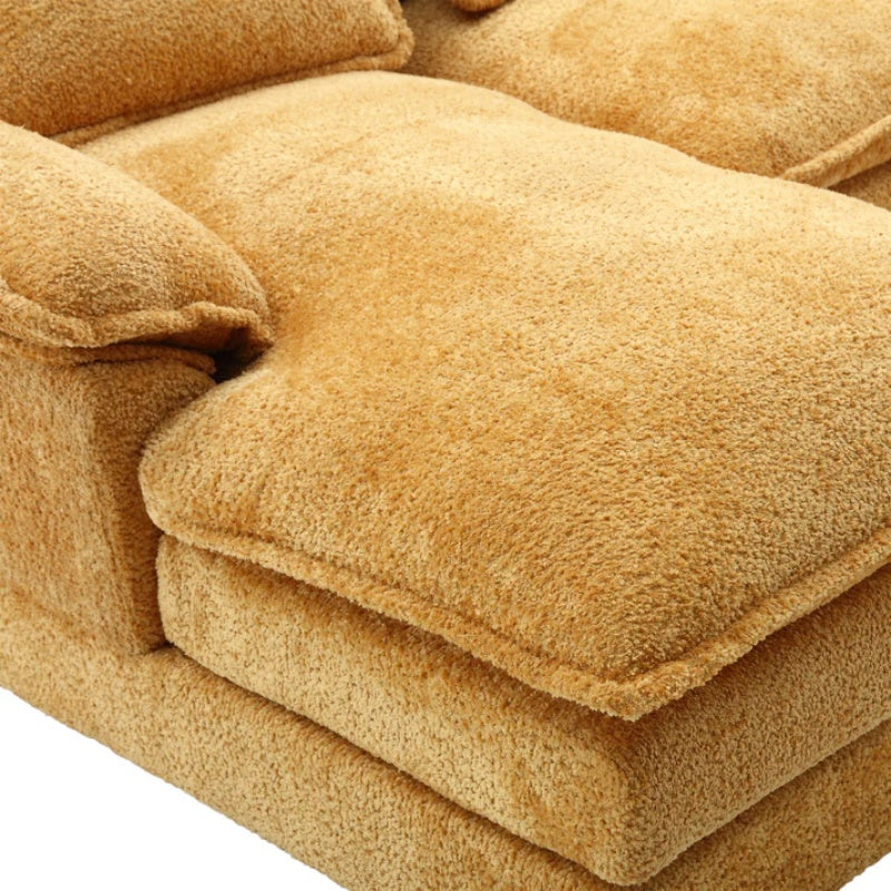 UNITED WE WIN Modern Large chenille Fabric U-Shape Sectional Sofa-海智集-Default-