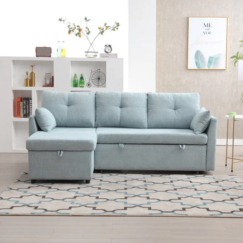 UNITED WE WIN-Furniture, modular L-shaped sofa, modular long sofa with reversible chaise lounge, Sofa bed, Sleeper sofa, modular sofa combination with storage seats.-海智集-Default-