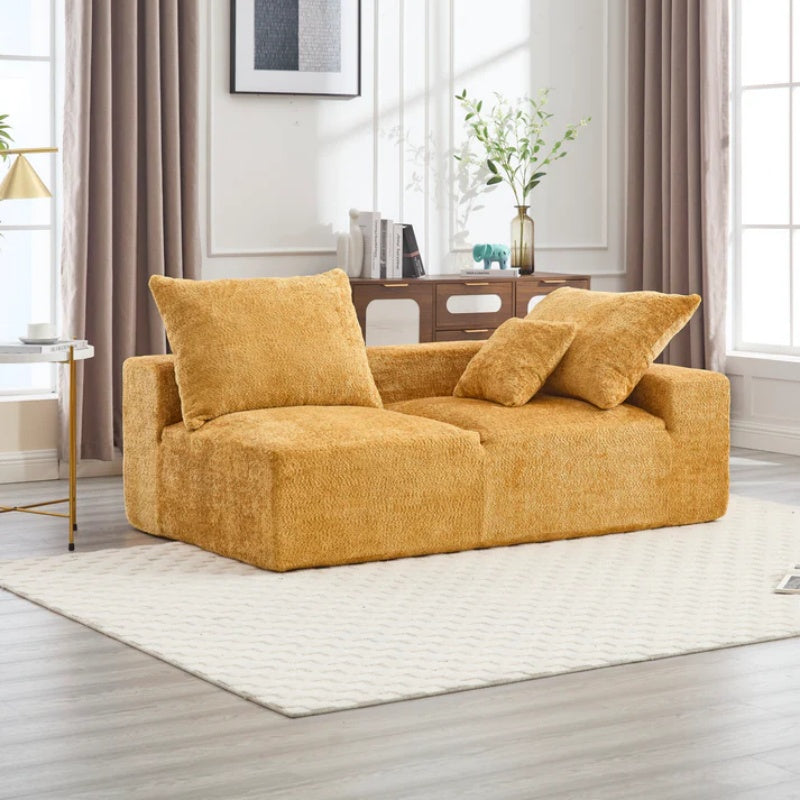 UNITED WE WIN Exquisite fabric technology, intimate two-person design, lazy leisure sitting, free combination of flexible and changeable, a wide range of scene applicability of the sofa-海智集-Default-