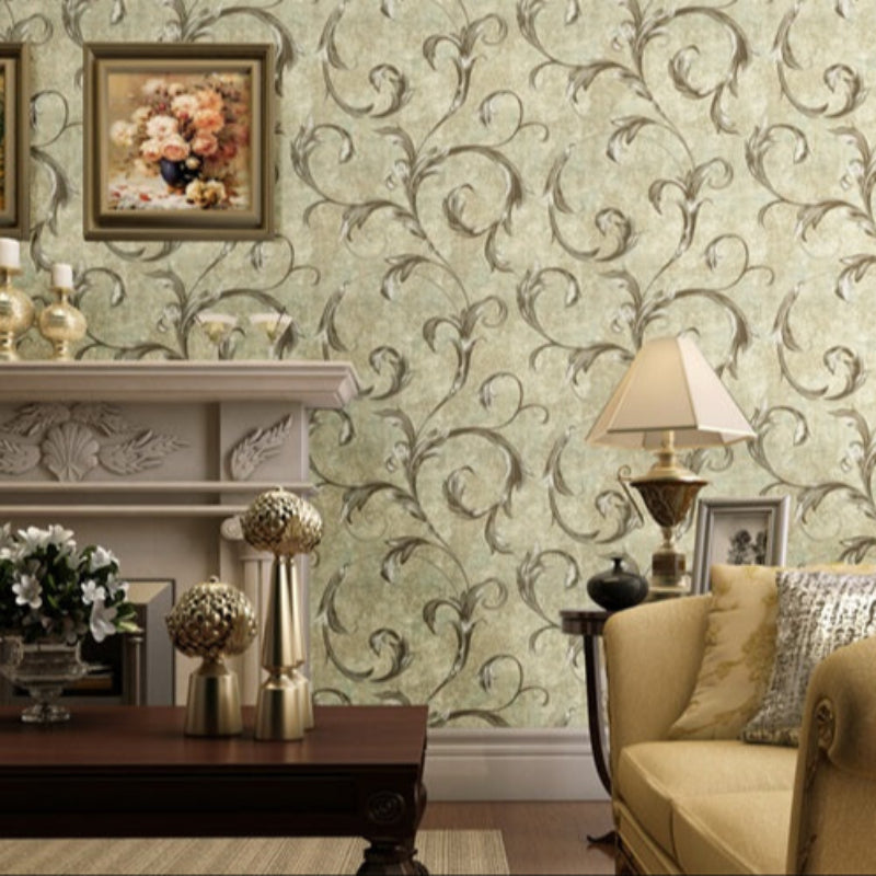 Swaying and shining Wallpaper: A fashionable choice for a European-style living room-海智集-