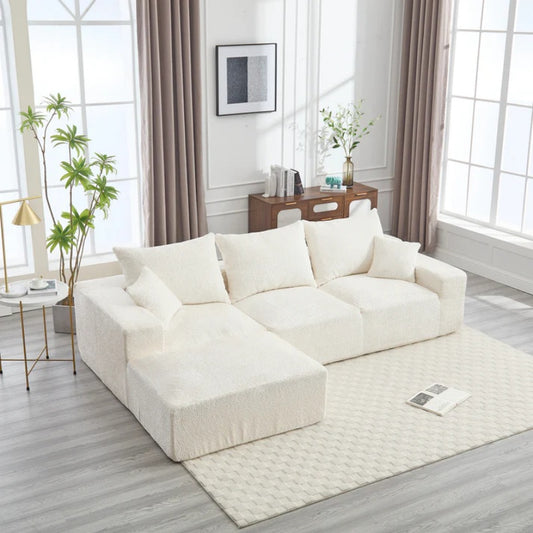 UNITED WE WIN Stylish fabric, excellent touch, L-shaped design, intimate comfort, large seated depth, free stretch, random combination, flexible, full compression, no installation of the sofa-海智集-Default-