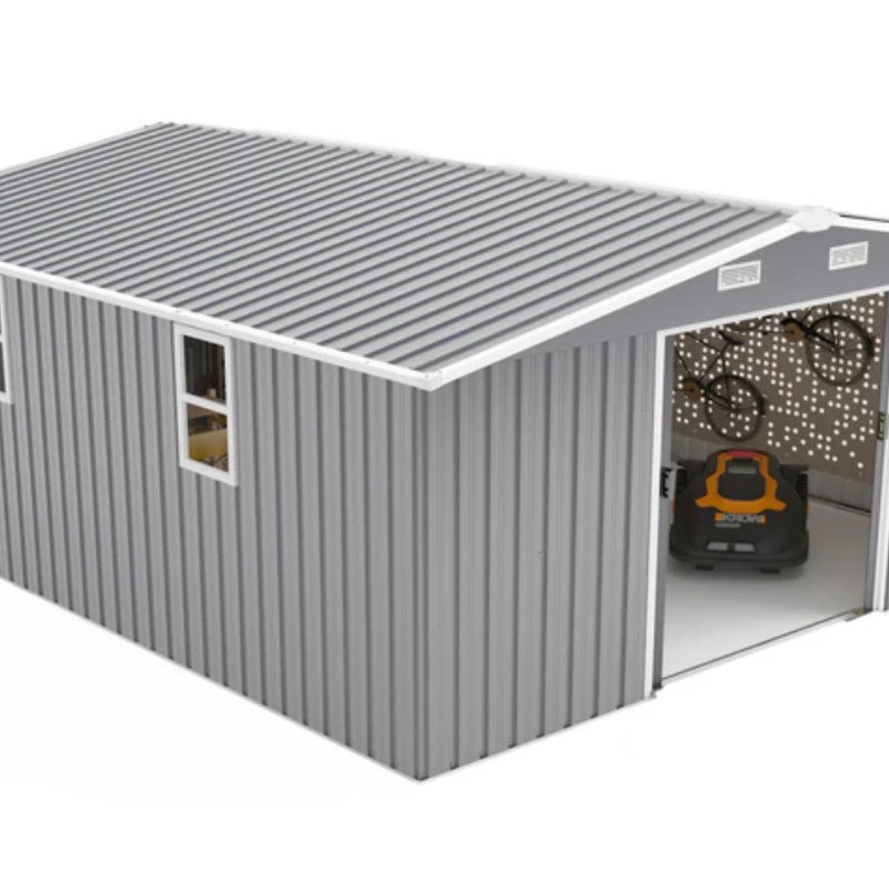 Campcraft 0.25mm color steel plate, surface protective film, Two daylight Windows, A practical and thoughtful gift,two colors can be freely selected storage sheds-海智集-Default-