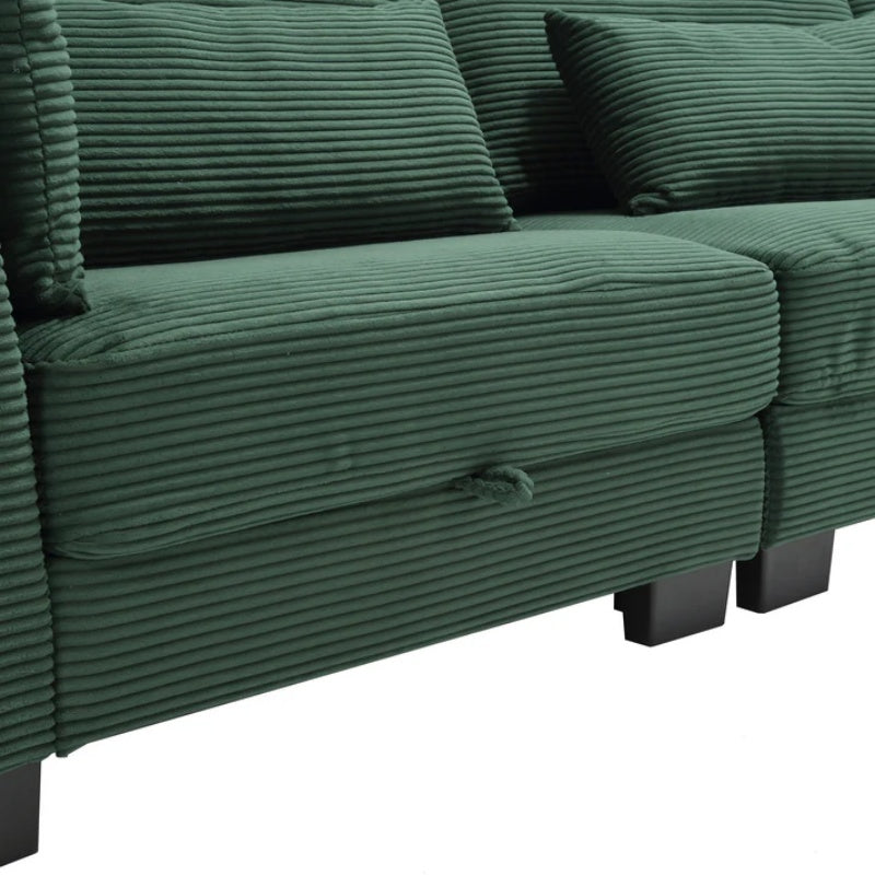 UNITED Modular Sectional Sofa L Shaped Modular Couch with Reversible Chaise Modular Sofa Sectional Couch with Storage Seats-海智集-Default-