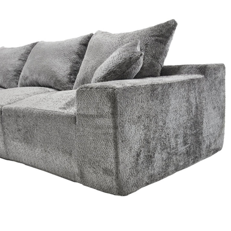 UNITED WE WIN Stylish fabric, excellent touch, L-shaped design, intimate comfort, large seated depth, free stretch, random combination, flexible, full compression, no installation of the sofa-海智集-Default-
