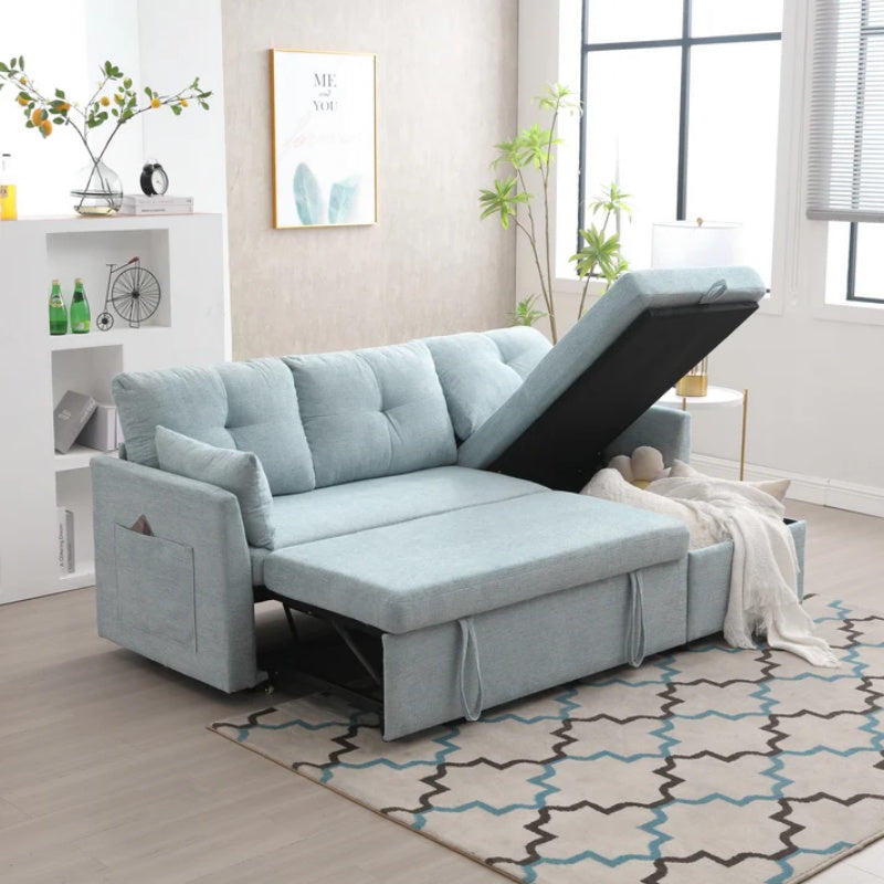 UNITED WE WIN-Furniture, modular L-shaped sofa, modular long sofa with reversible chaise lounge, Sofa bed, Sleeper sofa, modular sofa combination with storage seats.-海智集-Default-