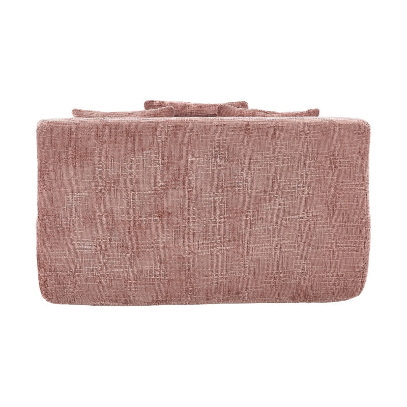 Chenille Interior Lazy Sofa Chaise Lounge Armchair with Pillows and Armrests - Pink-海智集-Default-
