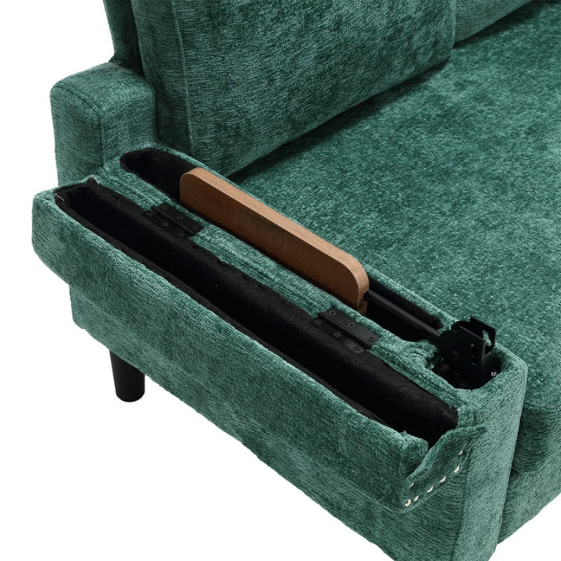 UNITED Sectional Sofa Reversible Sectional Sleeper Sectional Sofa with Storage Chaise-海智集-Default-