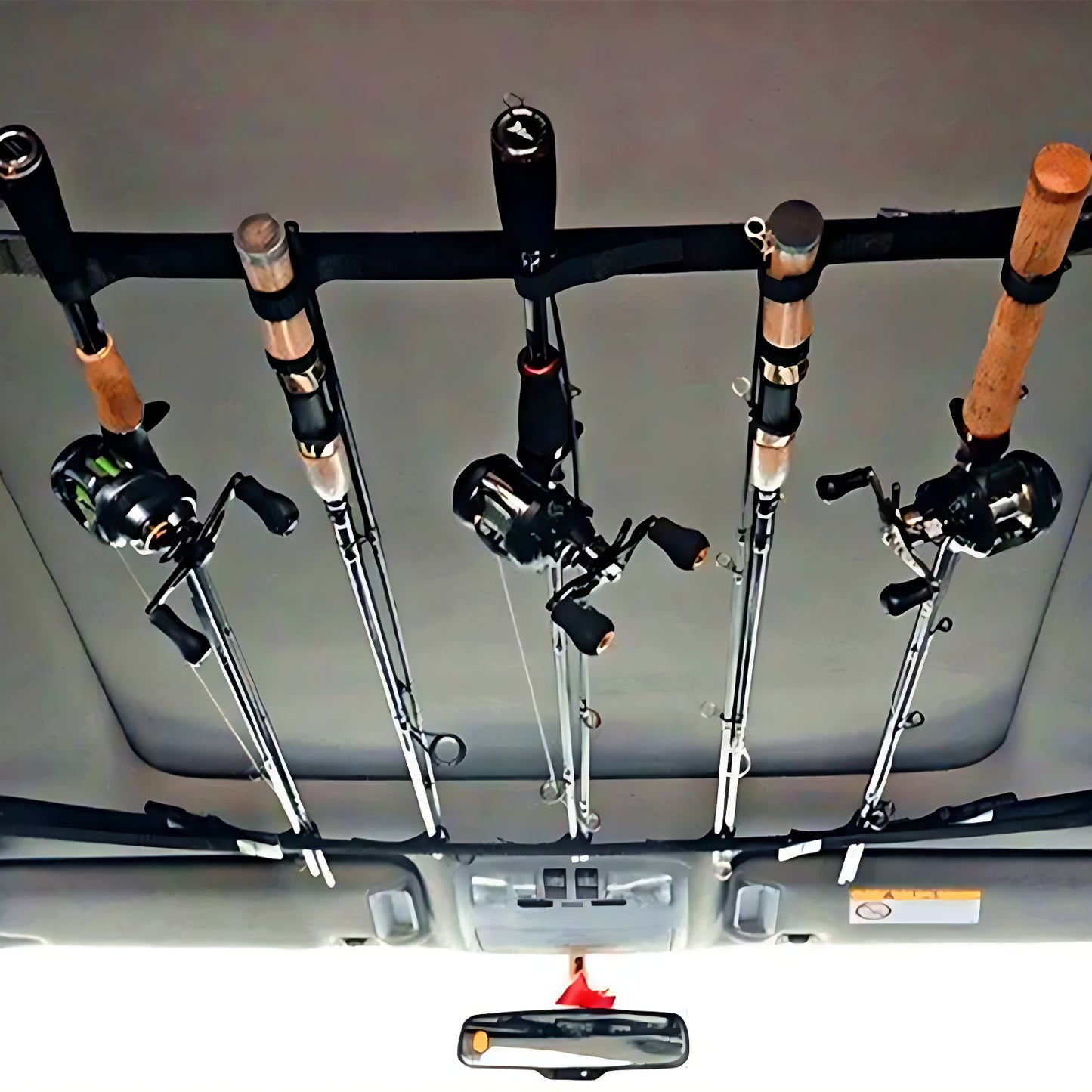 Wall Storage Durable Hooks Set - Heavy Duty Fishing Rod Hook, Customizable Storage Solutions, Practical & High Quality, Holds 15-20kg, Dimensions 11.0*51.5*11.0cm, Model GGQJ016-海智集-