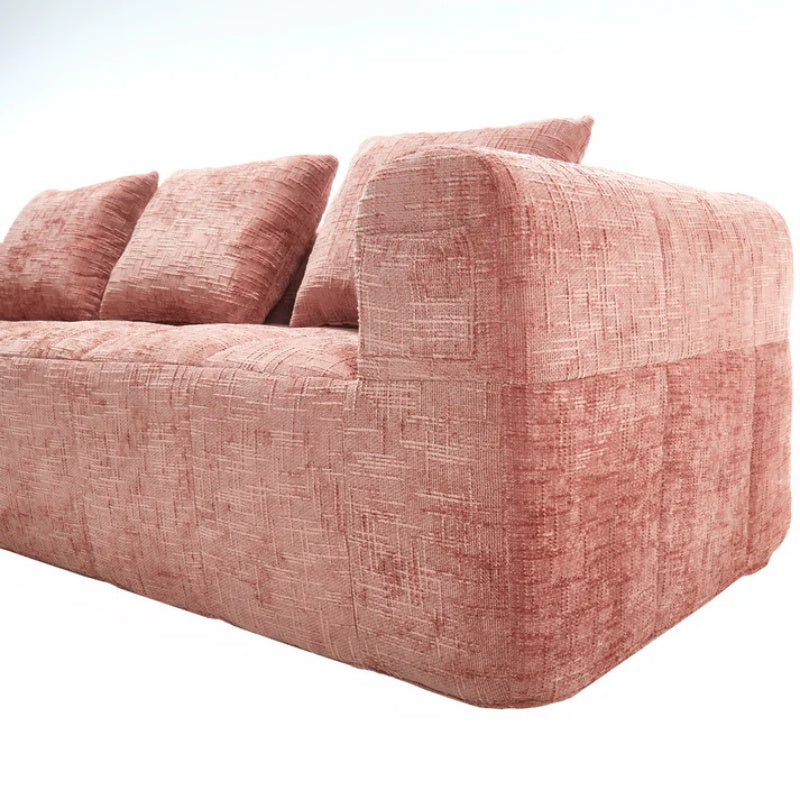 UNITED WE WIN 98.42-inch modular sectional sofa, modern modular L-shaped sofa with chaise longue, equipped with small side pockets and free of compression during installation.-海智集-Default-