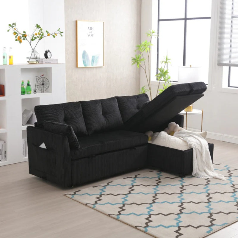 UNITED WE WIN-Furniture, modular L-shaped sofa, modular long sofa with reversible chaise lounge, Sofa bed, Sleeper sofa, modular sofa combination with storage seats.-海智集-Default-