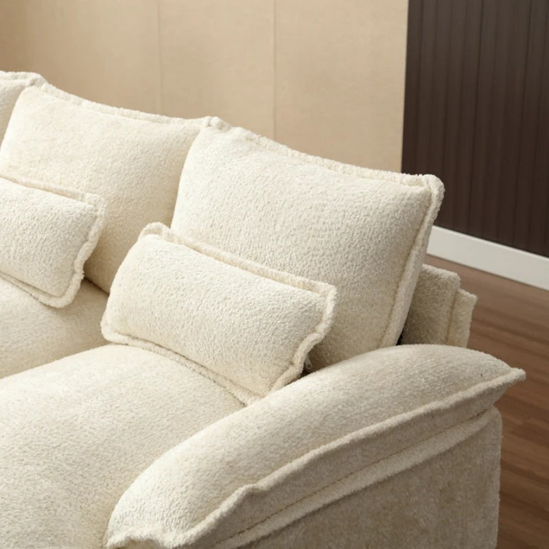 UNITED WE WIN Modern Large chenille Fabric U-Shape Sectional Sofa-海智集-Default-