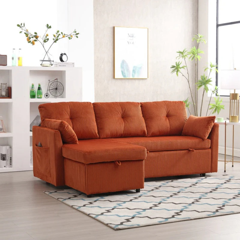 UNITED WE WIN-Furniture, modular L-shaped sofa, modular long sofa with reversible chaise lounge, Sofa bed, Sleeper sofa, modular sofa combination with storage seats.-海智集-Default-