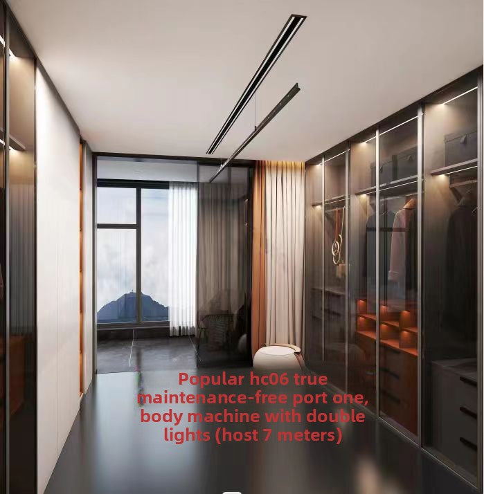Maintenance-Free Invisible Electric Clothes Rack Lift-Type Balcony Smart Remote Control Embedded Hidden Clothes Dryer-海智集-