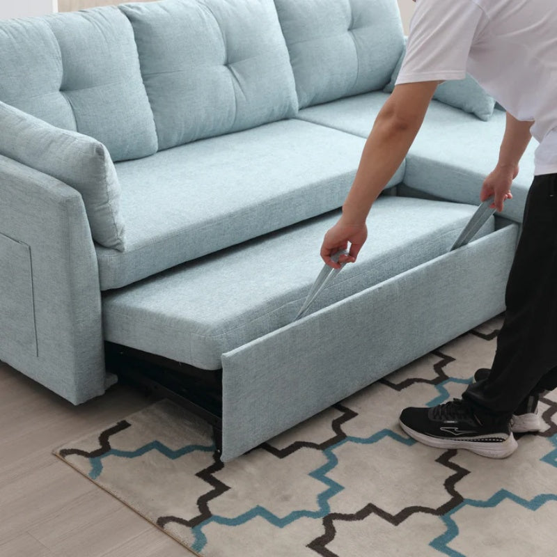 UNITED WE WIN-Furniture, modular L-shaped sofa, modular long sofa with reversible chaise lounge, Sofa bed, Sleeper sofa, modular sofa combination with storage seats.-海智集-Default-