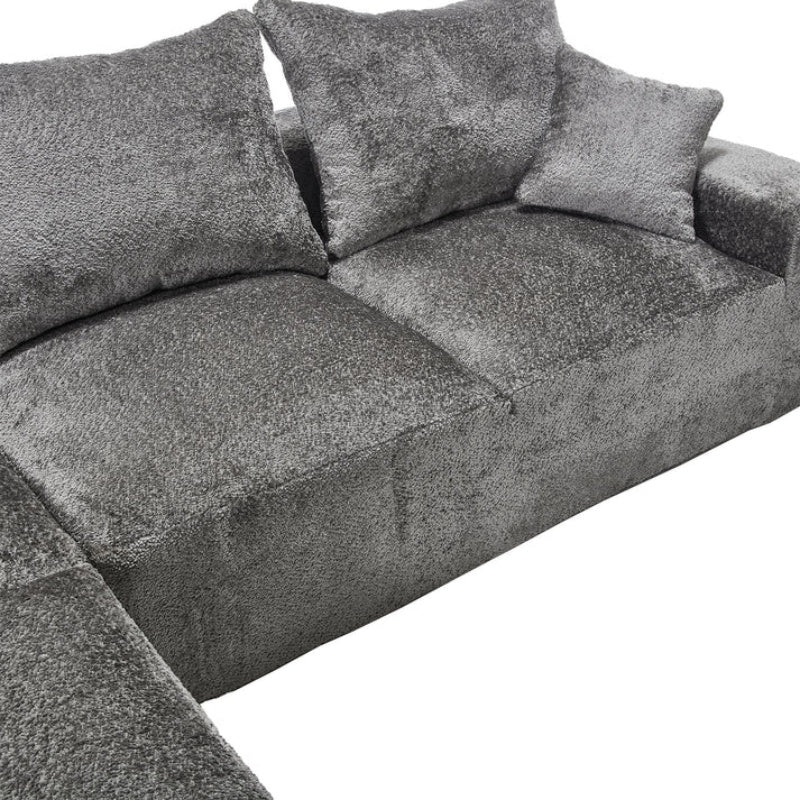 UNITED WE WIN Stylish fabric, excellent touch, L-shaped design, intimate comfort, large seated depth, free stretch, random combination, flexible, full compression, no installation of the sofa-海智集-Default-