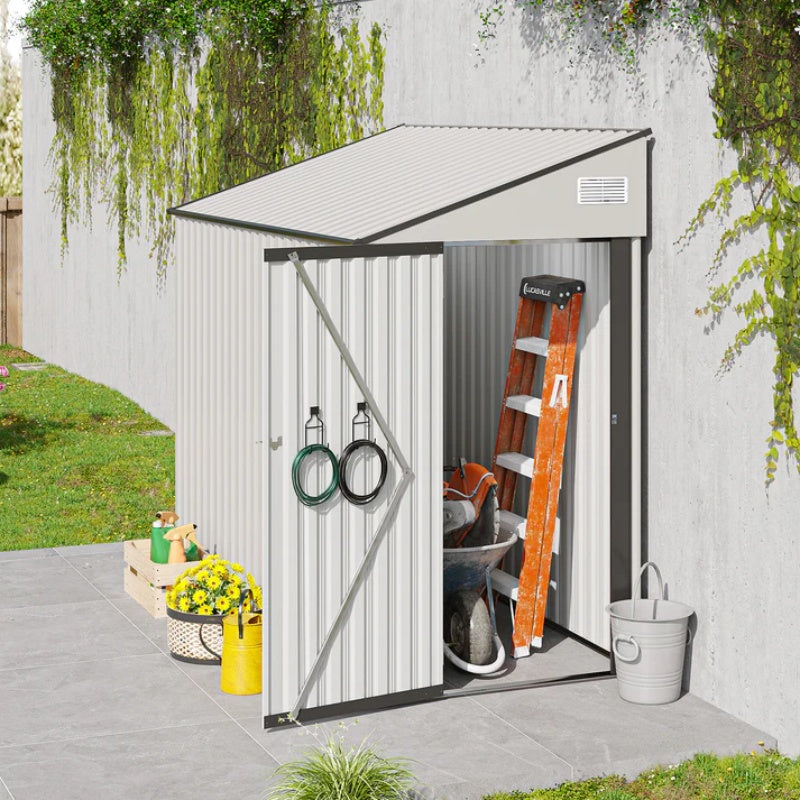Campcraft Optional two-color storage shed, single hinge door, solid structural design, good ventilation, surface with protective film, and suitable for various scenarios-海智集-Default-