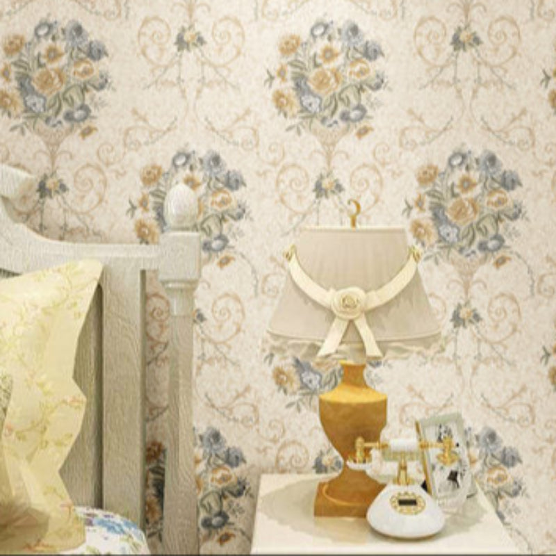 Silent Fragrance Wallpaper: Adding a luxurious touch to a European-style living room-海智集-