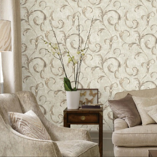 Swaying and shining Wallpaper: A fashionable choice for a European-style living room-海智集-