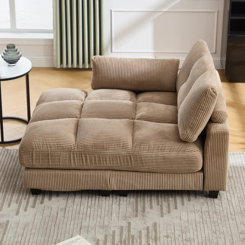UNITED WE WIN Sleeper Sofa Couch Bed,Oversized Chaise Lounge Chair Cozy Cloud Couch-海智集-Default-