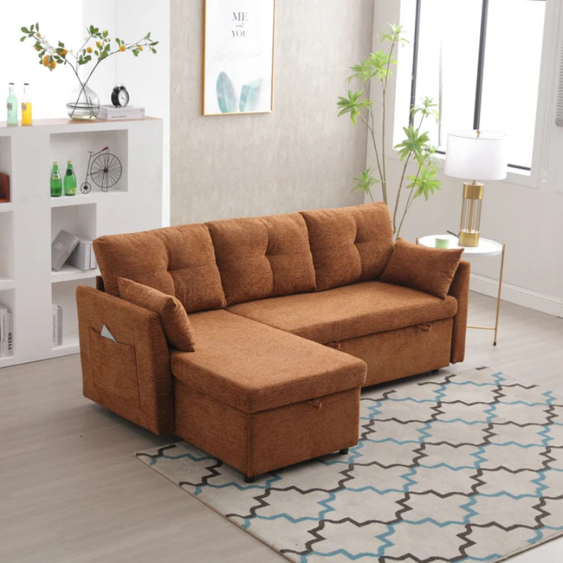 UNITED WE WIN-Furniture, modular L-shaped sofa, modular long sofa with reversible chaise lounge, Sofa bed, Sleeper sofa, modular sofa combination with storage seats.-海智集-Default-