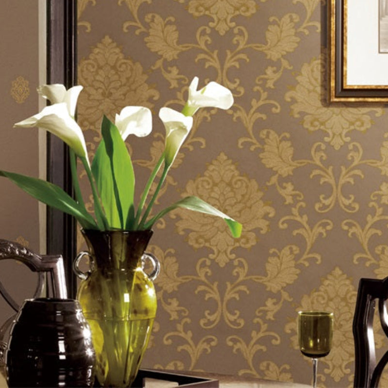 The blooming flowers Wallpaper: Endowing the living room with a European romantic style-海智集-