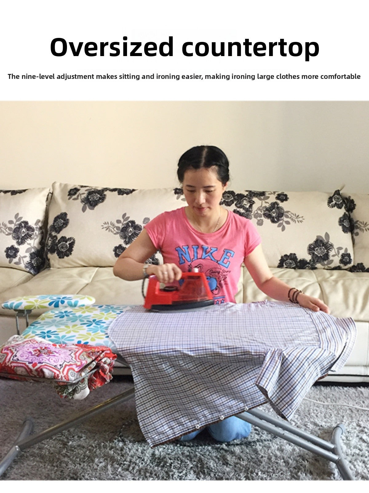 Large Irregular Ironing Board for Home Use, Adjustable and Foldable Ironing Board, Electric Iron Stand, Extra Large Surface, Please Consider Before Ordering-海智集-