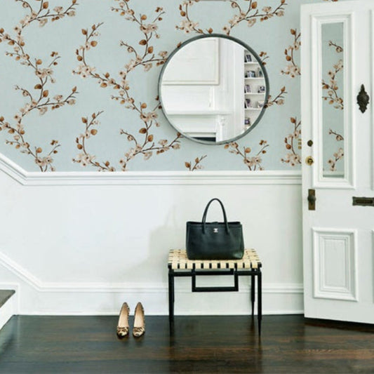 Painting Plum blossoms and Competing for spring: The cultural charm bestowed by Lingxiu Wall Fabric.-海智集-