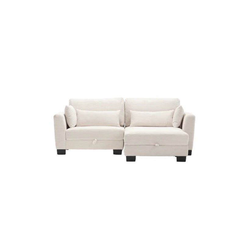 UNITED Modular Sectional Sofa L Shaped Modular Couch with Reversible Chaise Modular Sofa Sectional Couch with Storage Seats-海智集-Default-