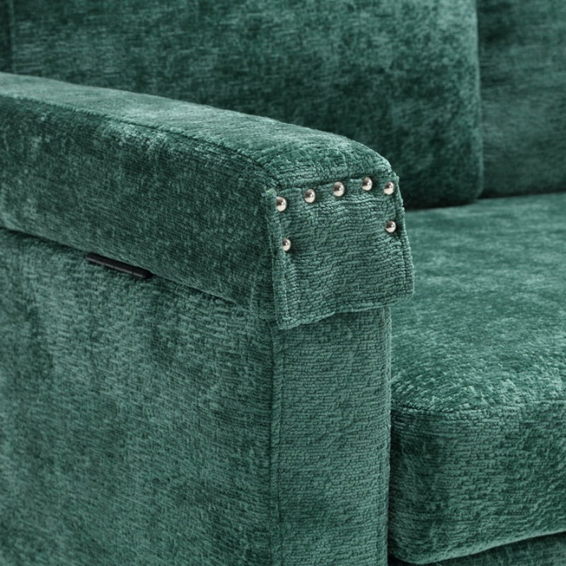 UNITED Sectional Sofa Reversible Sectional Sleeper Sectional Sofa with Storage Chaise-海智集-Default-