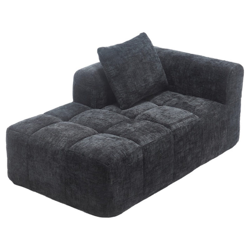 UNITED WE WIN Chenille Loveseat Sofa,Minimalist Modular Couches Sleeper for Living Room Bedroom Apartment Lounge-海智集-Default-
