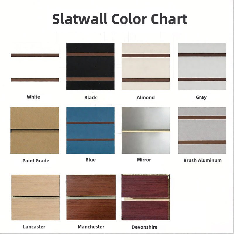 High Quality PVC Slat Panel Manufacturer Customizable Slatwall System for Garage and Warehouse Organization - 海智集